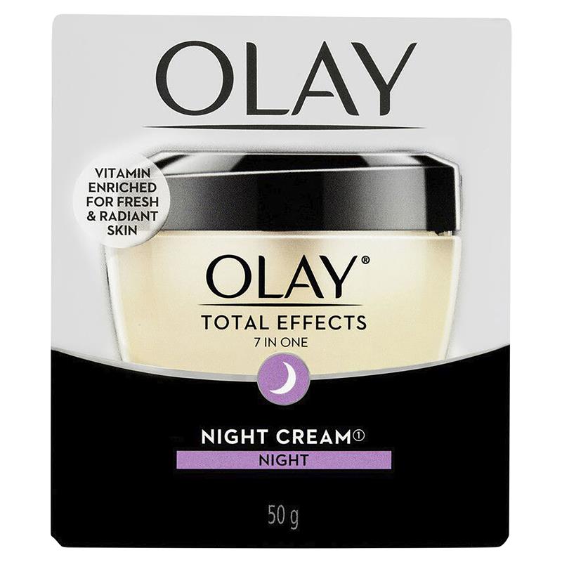 Load image into Gallery viewer, Olay Total Effects 7 in One Night Face Cream Moisturiser 50g
