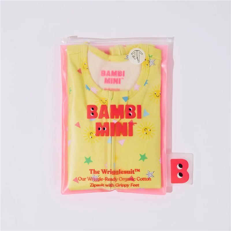 Load image into Gallery viewer, Bambi Mini Co. Wrigglesuit 0-3 Months Elfin Yellow
