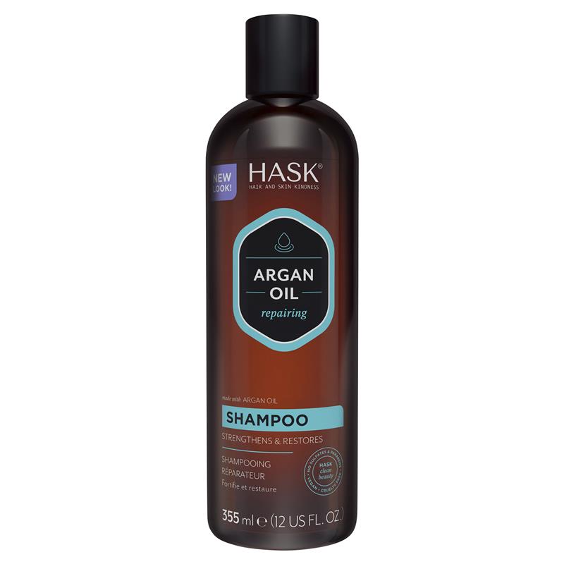 Load image into Gallery viewer, Hask Argan Oil Repairing Shampoo 355ml
