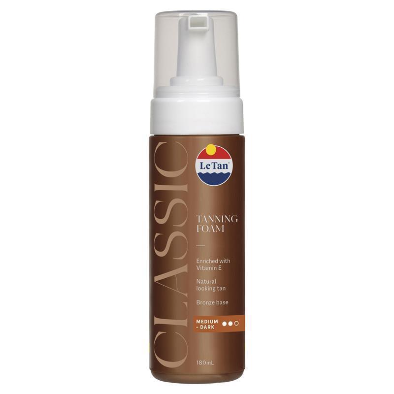 Load image into Gallery viewer, Le Tan Classic Tan Self Tanning Foam Medium Dark 180ml
