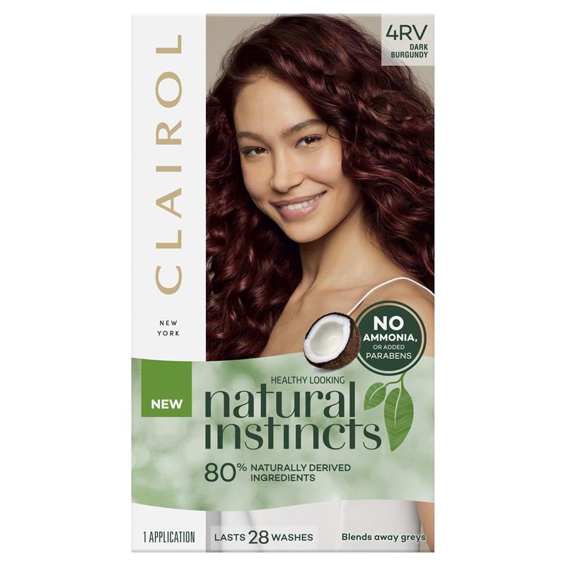 Load image into Gallery viewer, Natural Instincts 4RV Dark Burgundy Semi Permanent Hair Colour

