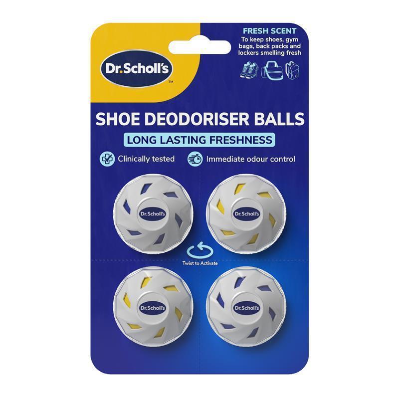 Load image into Gallery viewer, Dr.Scholls Shoe Deodoriser Balls 4 Pack
