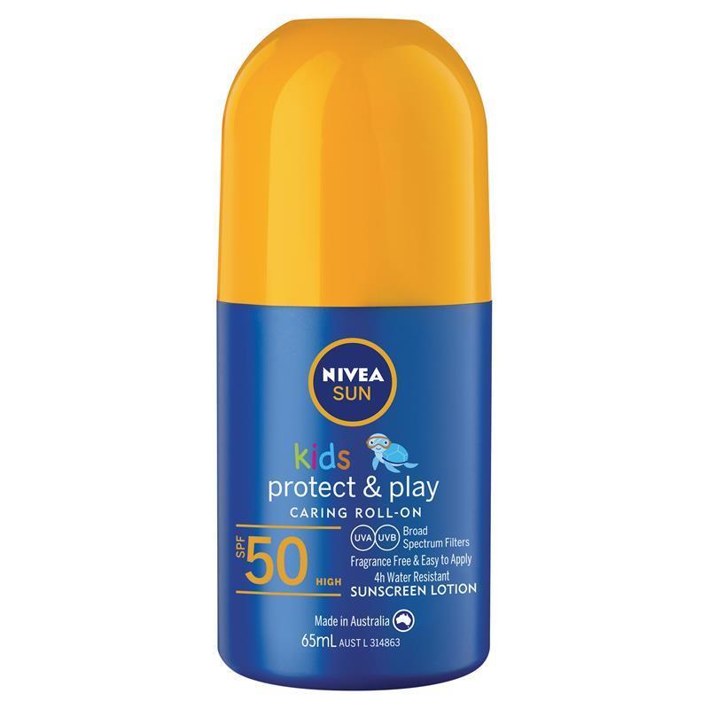 Load image into Gallery viewer, NIVEA Sun Kids Protect &amp; Play SPF50 Sunscreen Roll On 65ml
