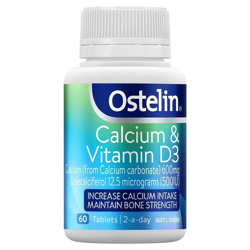 Load image into Gallery viewer, Ostelin Calcium &amp; Vitamin D3 60 Tablets
