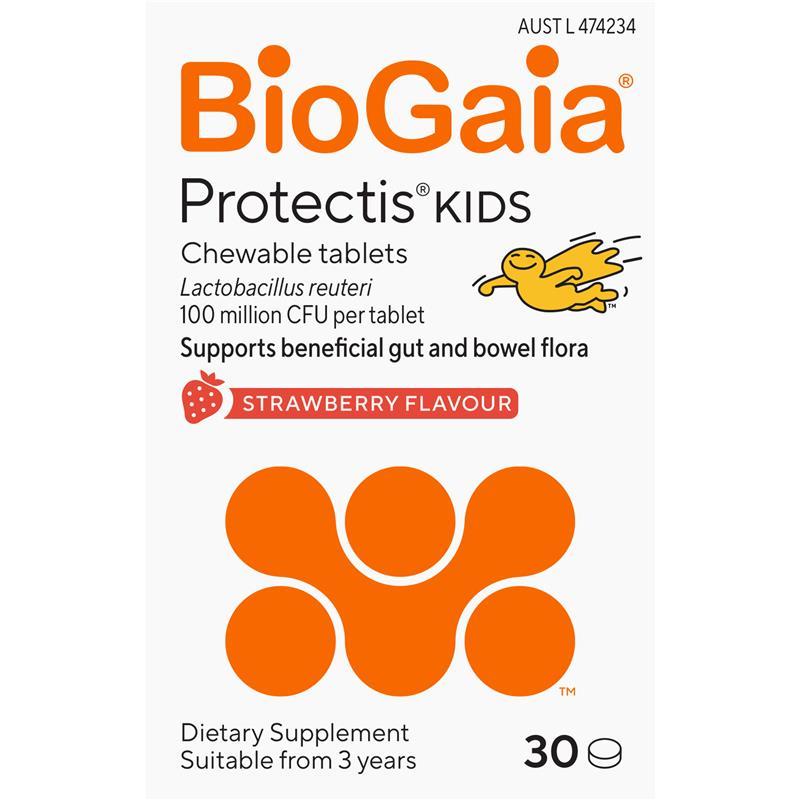 Load image into Gallery viewer, BioGaia Protectis Stawberry Flavour 30 Tablets
