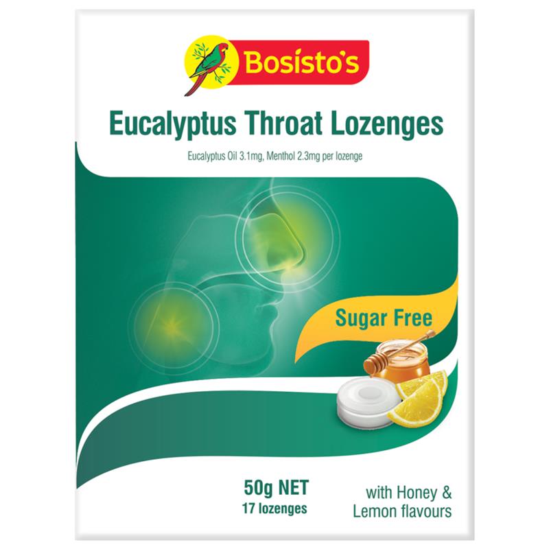 Load image into Gallery viewer, Bosisto's Eucalyptus Throat Lozenges 50g
