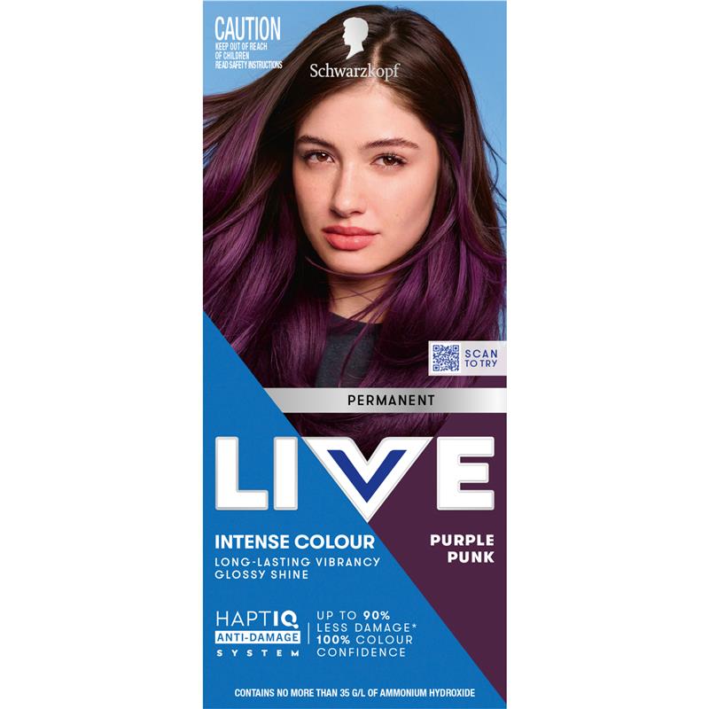 Load image into Gallery viewer, Schwarzkopf Live Colour Permanent Purple Punk
