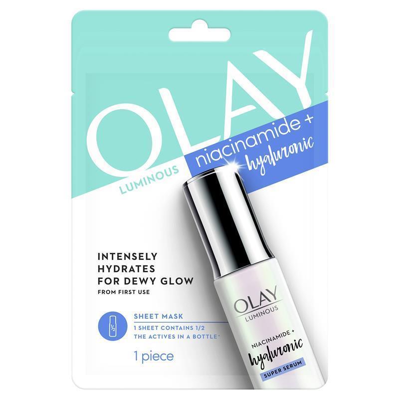 Load image into Gallery viewer, Olay Luminous Niacinamide + Hyaluronic Sheet Mask
