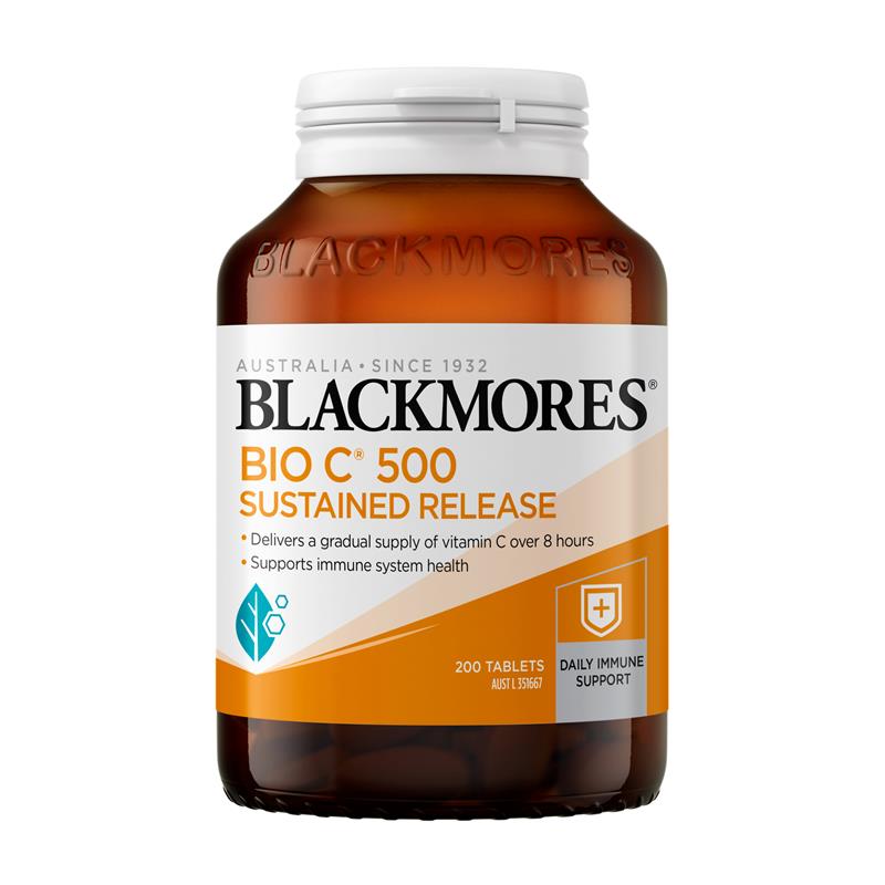 Load image into Gallery viewer, Blackmores Bio C Sustained Release 500mg 200 Tablets
