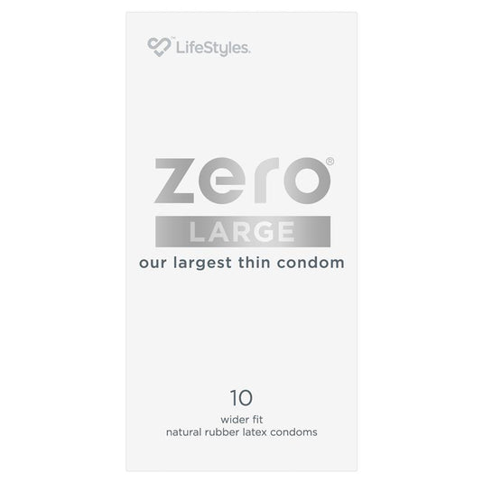 LifeStyles Zero Condoms Large 10 Pack