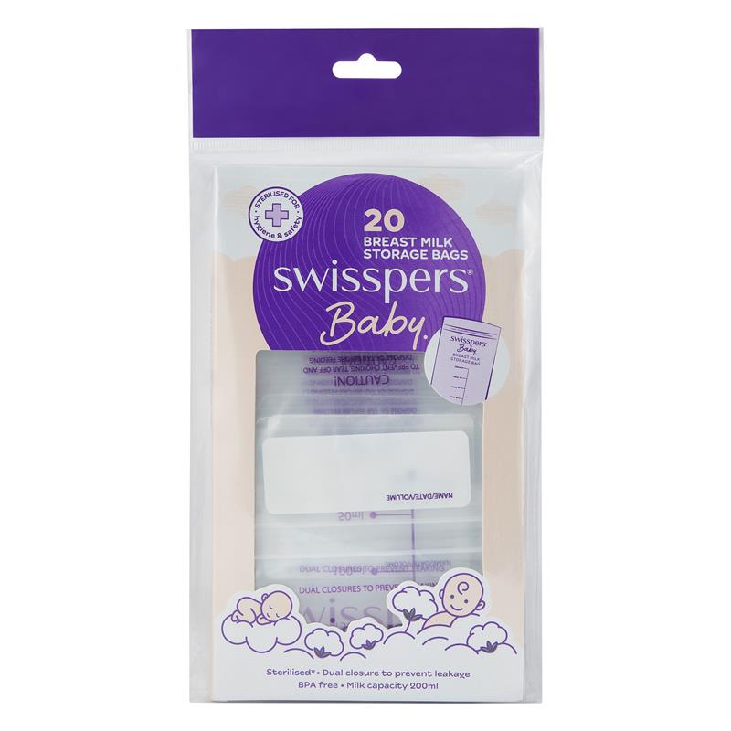 Load image into Gallery viewer, Swisspers Breast Milk Storage 20Bag
