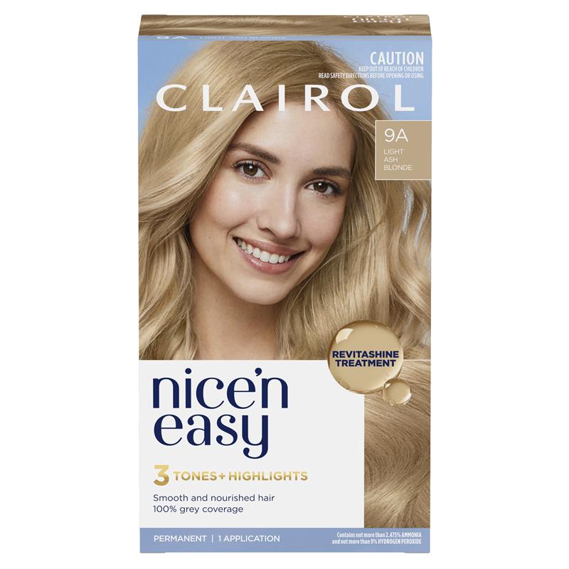 Load image into Gallery viewer, Clairol Nice N Easy 9A Natural Light Ash Blonde Permanent Hair Colour
