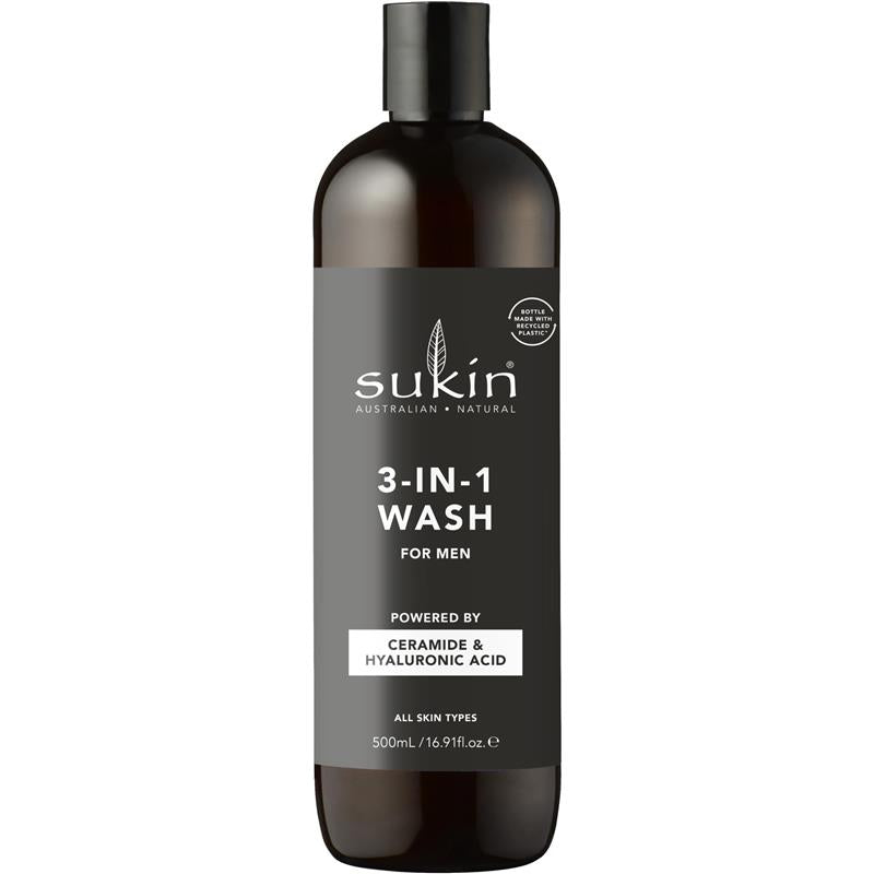 Load image into Gallery viewer, Sukin For Men 3In1 Wash 500ml
