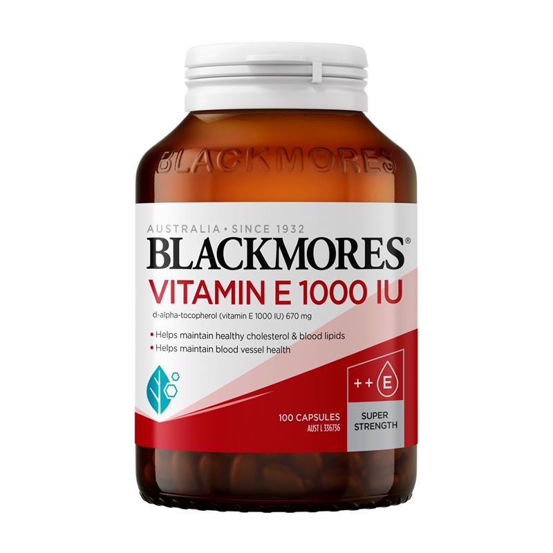 Load image into Gallery viewer, Blackmores Vitamin E 1000IU 100 Capsules
