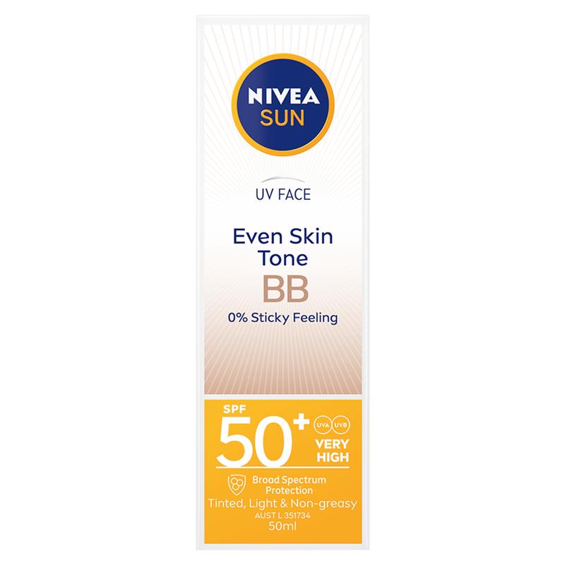 Load image into Gallery viewer, NIVEA Sun UV Face Sunscreen BB Cream SPF50 50ml
