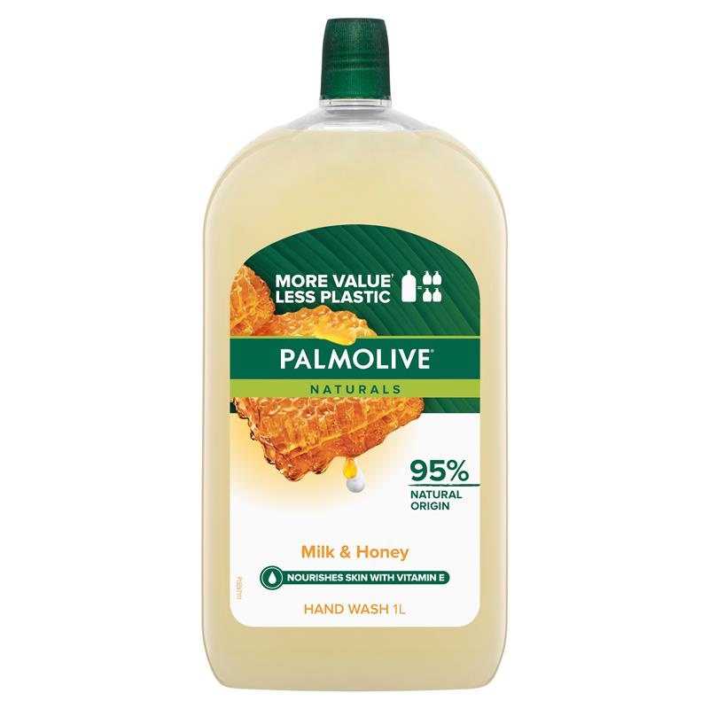 Load image into Gallery viewer, Palmolive Naturals Softwash Hand Wash Refill Milk &amp; Honey 1L
