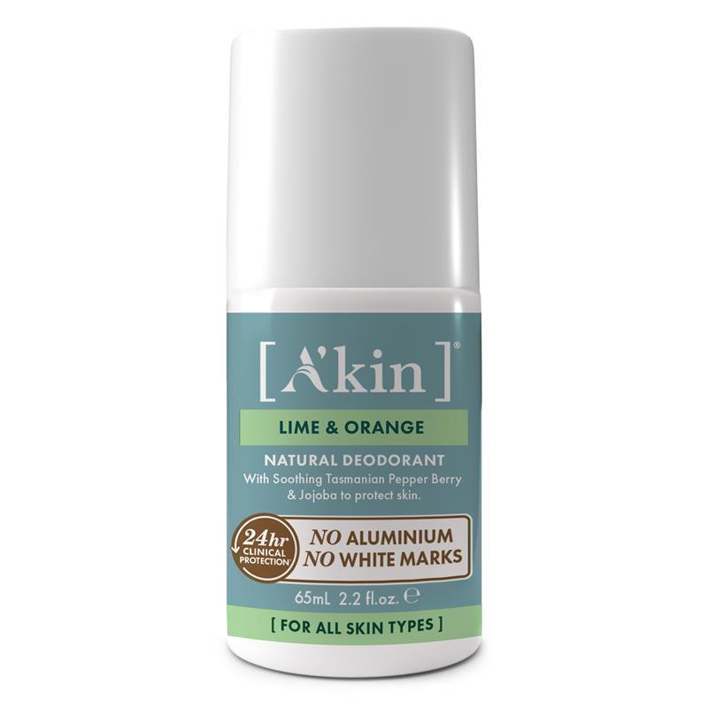 Load image into Gallery viewer, Akin Lime &amp; Orange Deodorant Roll On 65ml
