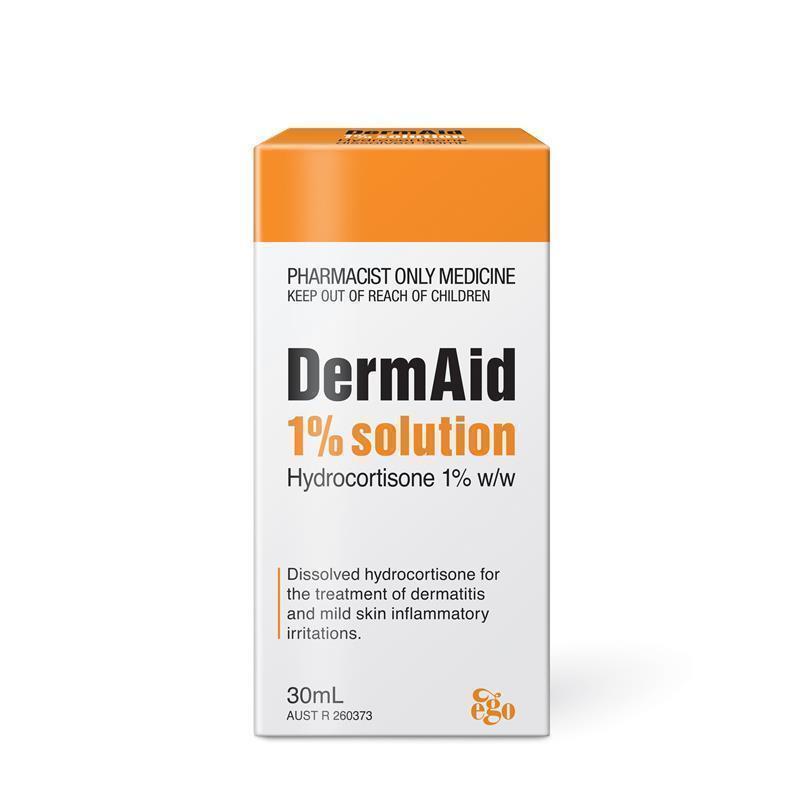 Load image into Gallery viewer, Dermaid 1% Eczema Solution 30mL - Hydrocortisone (S3)
