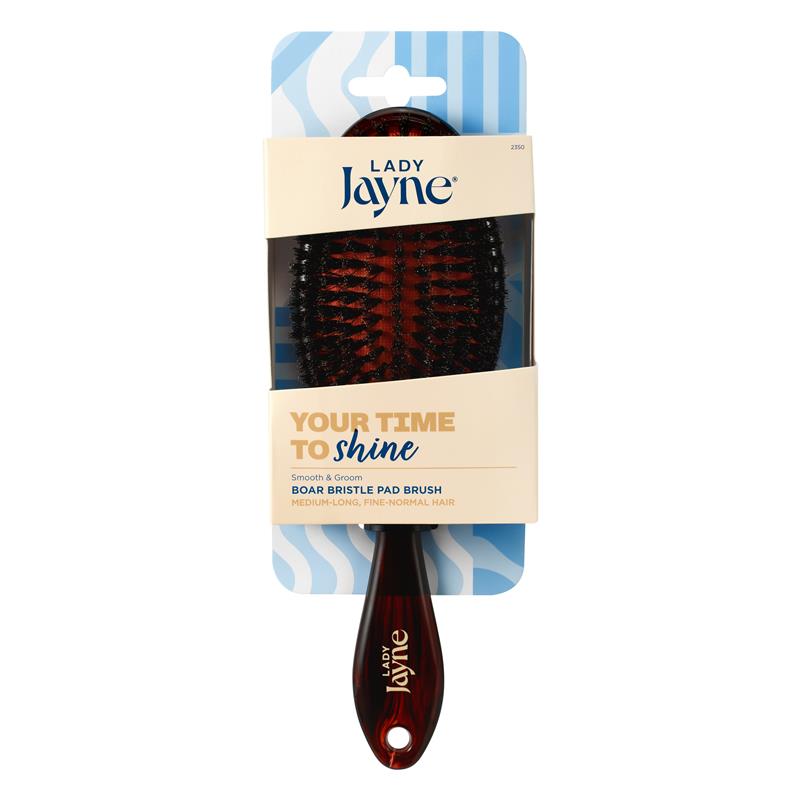 Load image into Gallery viewer, Lady Jayne Pad Brush, 100% Boar Bristle, Large
