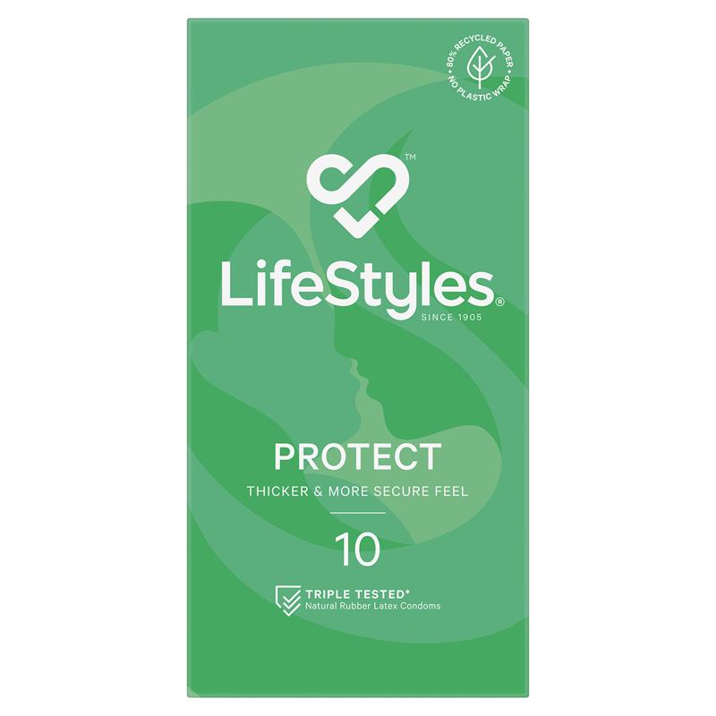 Load image into Gallery viewer, Lifestyles Protect Condoms 10 Pack
