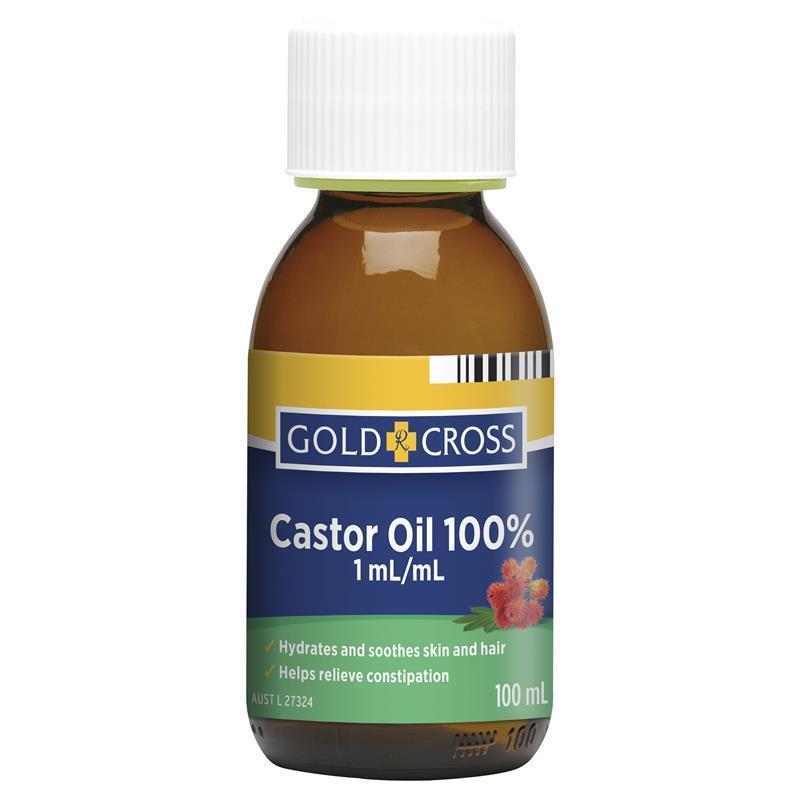 Load image into Gallery viewer, Gold Cross Castor Oil 100mL
