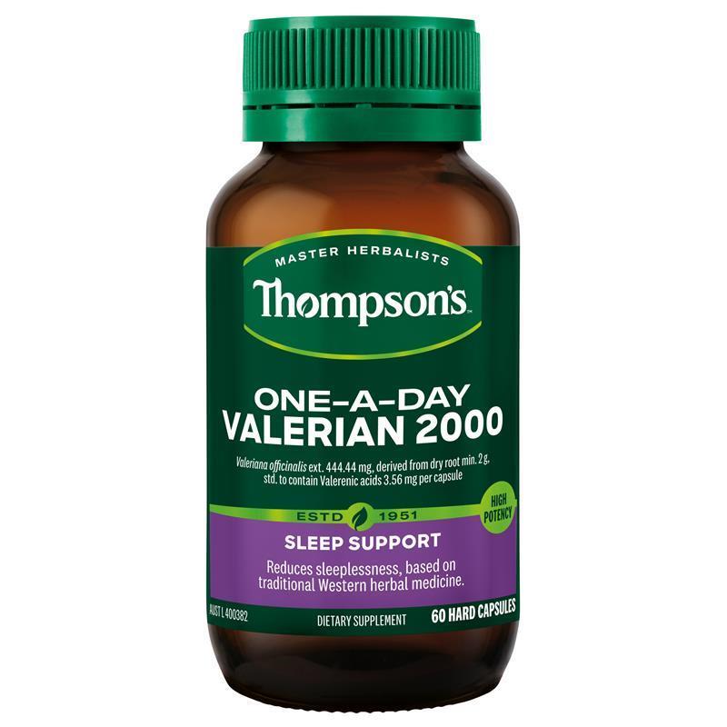 Load image into Gallery viewer, Thompson's One-A-Day Valerian 2000mg 60 Capsules
