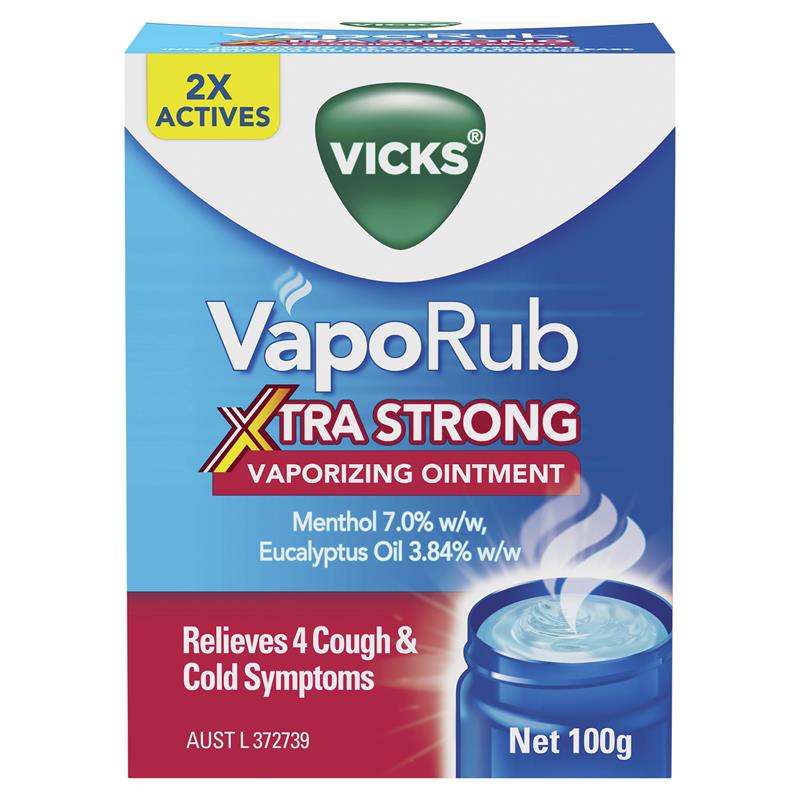 Load image into Gallery viewer, Vicks Vaporub Xtra Strong 100g
