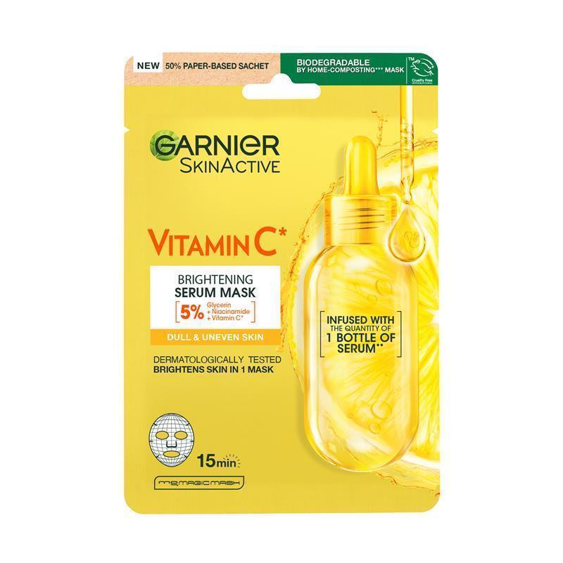 Load image into Gallery viewer, Garnier Hydra Bomb Vitamin C* Brightening &amp; Hydrating Sheet Mask
