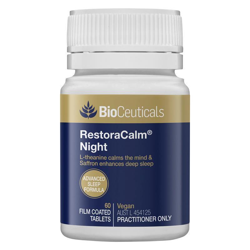 Load image into Gallery viewer, BioCeuticals RestoraCalm Night 60 Tablets
