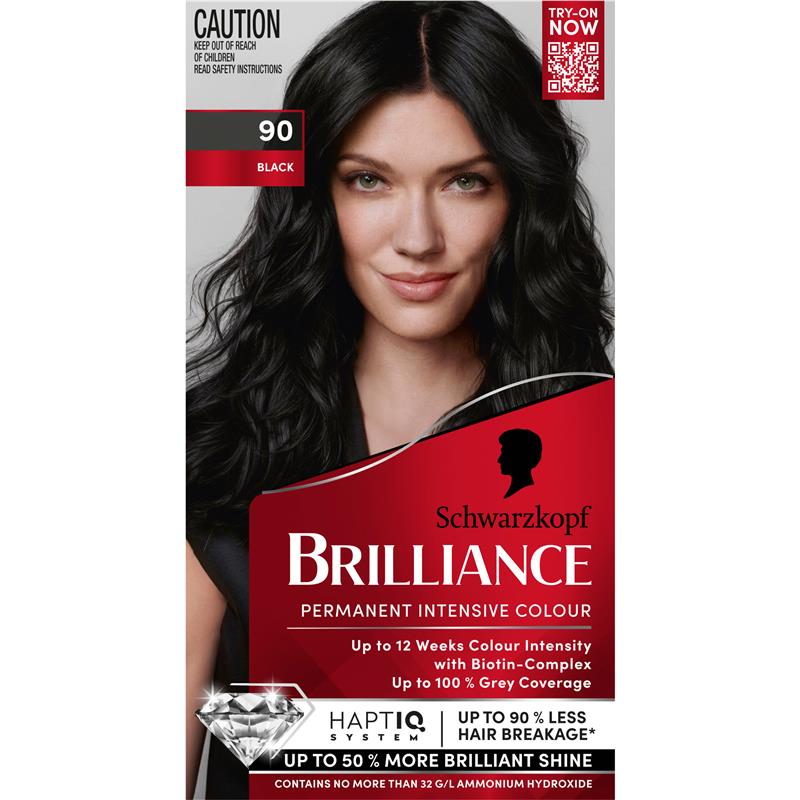 Load image into Gallery viewer, Schwarzkopf Brilliance 90 Black New
