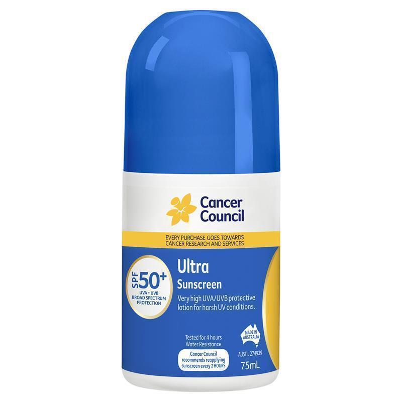 Load image into Gallery viewer, Cancer Council SPF 50+ Ultra 75ml Roll On
