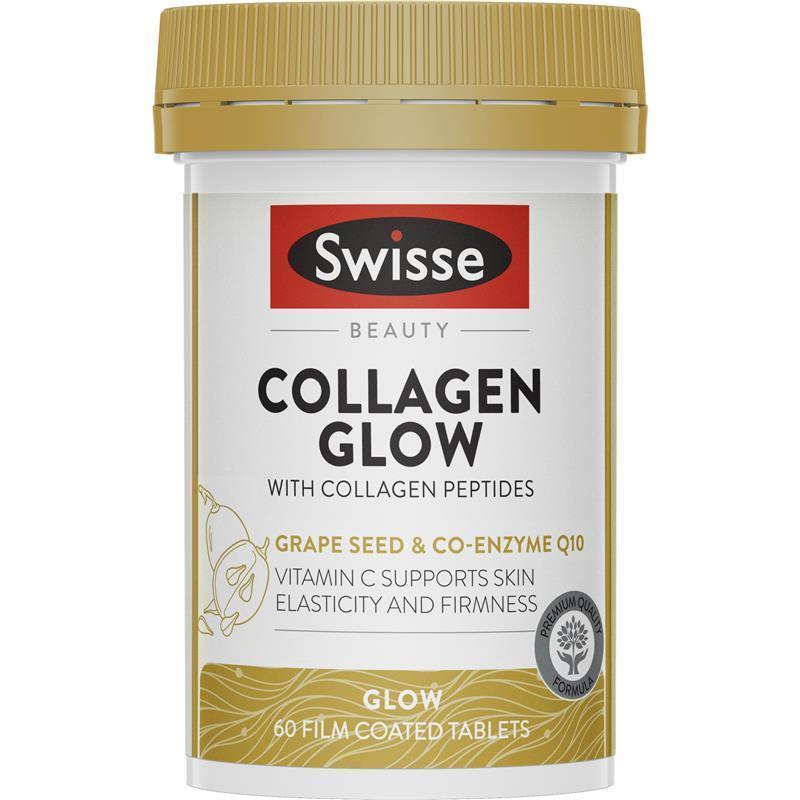 Load image into Gallery viewer, Swisse Beauty Collagen Glow With Collagen Peptides 60 Tablets
