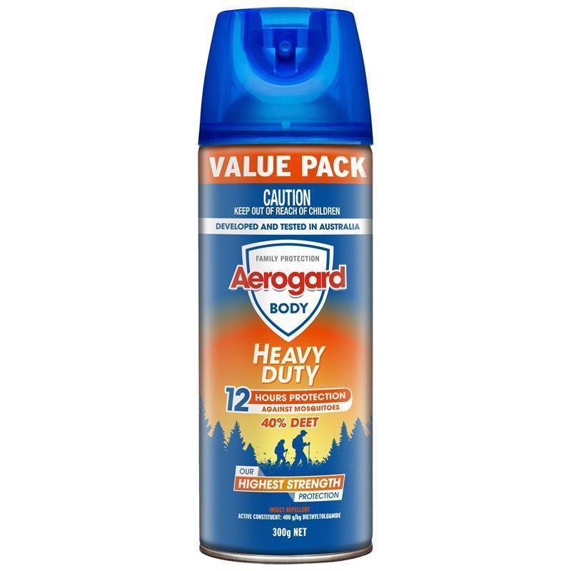 Load image into Gallery viewer, Aerogard Heavy Duty 40% Deet 300g Aerosol
