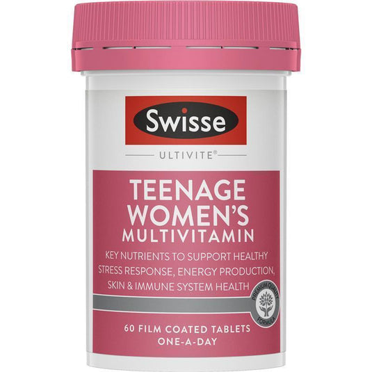 Swisse Teenage Ultivite Women's Multivitamin 60 Tablets