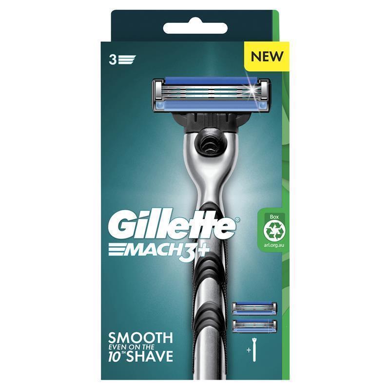 Load image into Gallery viewer, Gillette Mach 3+ Razor 2 Up
