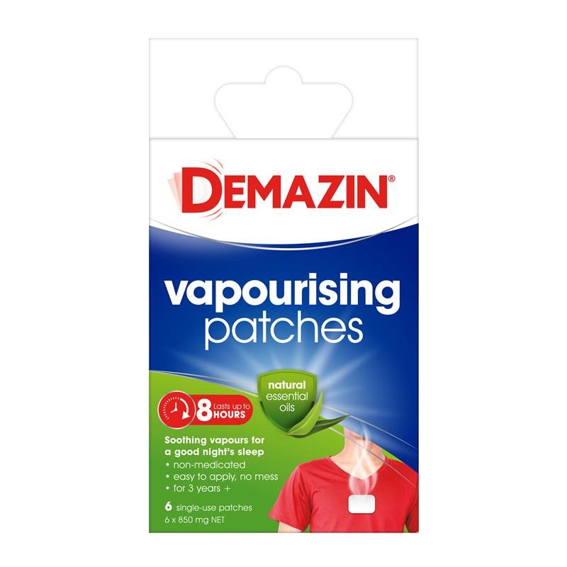 Load image into Gallery viewer, Demazin Vapourising Patches 6 Pack
