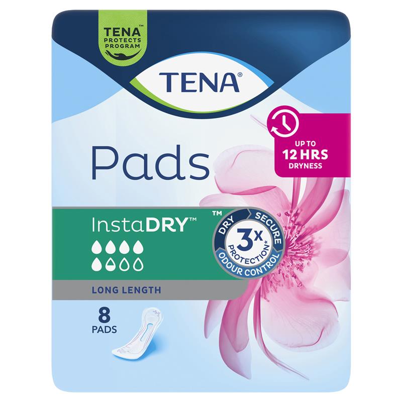 Load image into Gallery viewer, TENA Pads InstaDry 8 Pack
