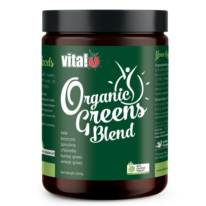 Load image into Gallery viewer, Vital Organic Greens Powder 200g Exclusive Size
