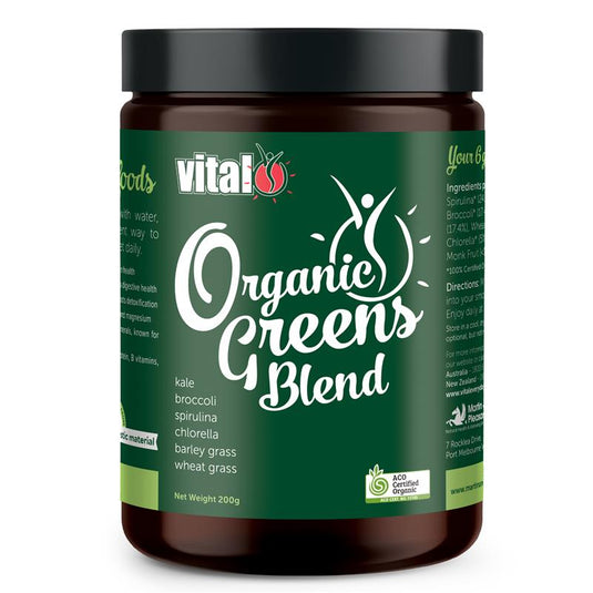Vital Organic Greens Powder 200g Exclusive Size