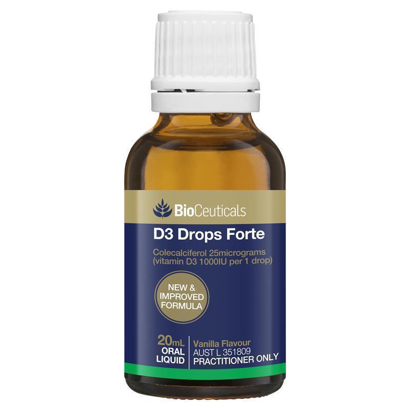 Load image into Gallery viewer, Bioceuticals D3 Drops Forte 20ml New
