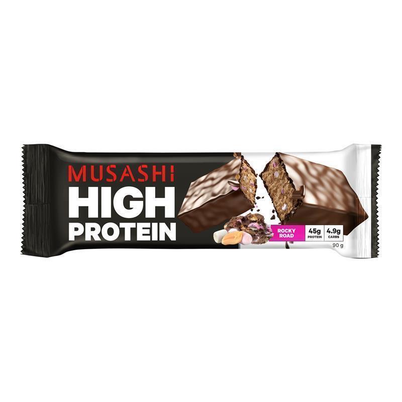 Load image into Gallery viewer, Musashi High Protein Bar Rocky Road 90g
