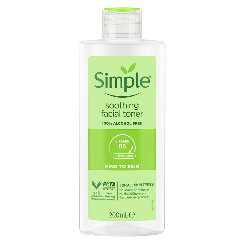 Load image into Gallery viewer, Simple Kind To Skin Facial Toner Soothing 200ml
