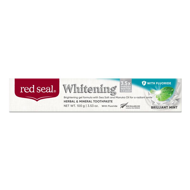 Load image into Gallery viewer, Red Seal Toothpaste Whitening Fluoride 100g
