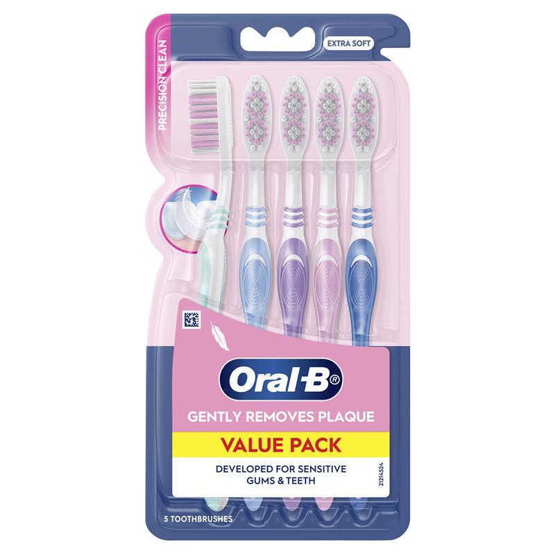 Load image into Gallery viewer, Oral B Toothbrush Precision Clean 5 Pack
