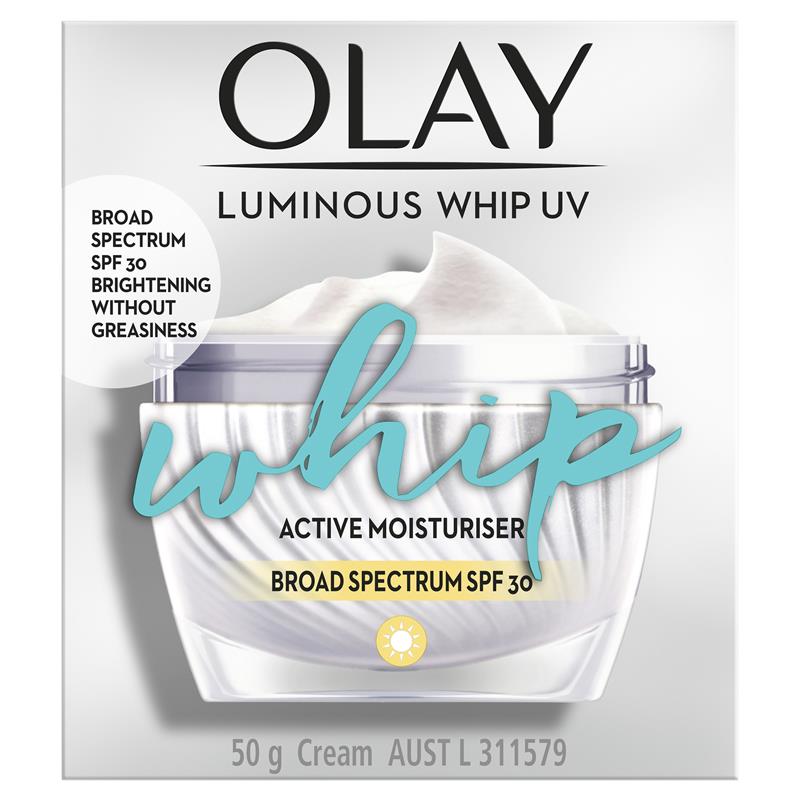 Load image into Gallery viewer, Olay Luminous Whip UV SPF Face Cream Moisturiser 50g
