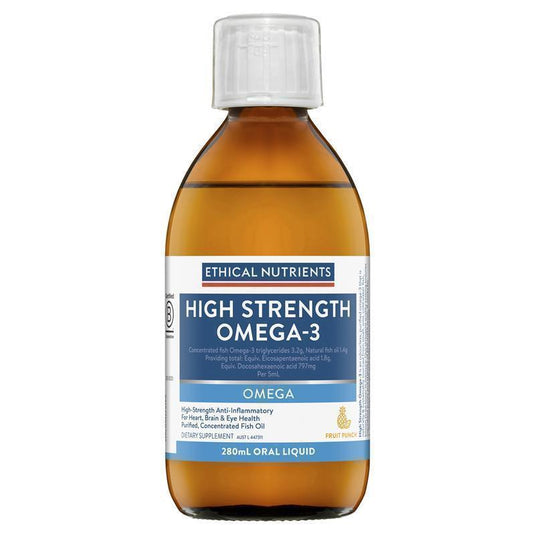 Ethical Nutrients High Strength Omega-3 Fruit Punch 280mL Liquid