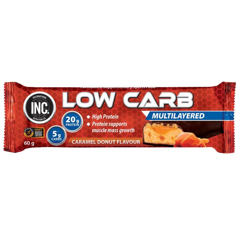 Load image into Gallery viewer, INC. Low Carb Protein Bar Caramel Donut 60g

