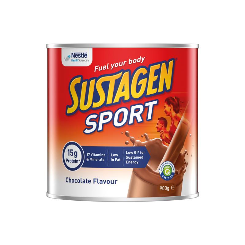 Load image into Gallery viewer, Sustagen Sports Nutrition Powder Supplement Chocolate Flavour 910g
