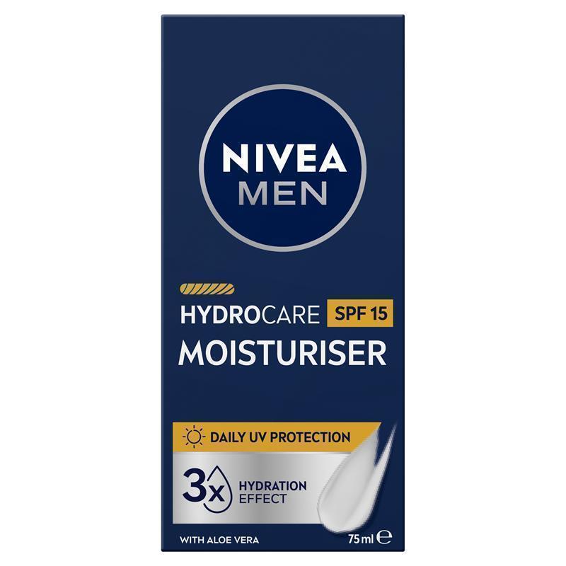 Load image into Gallery viewer, NIVEA MEN Hydrocare Protective Moisturiser SPF 15 75 ml
