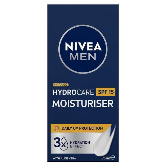 NIVEA MEN Hydrocare Protective Moisturiser SPF 15 75 ml
